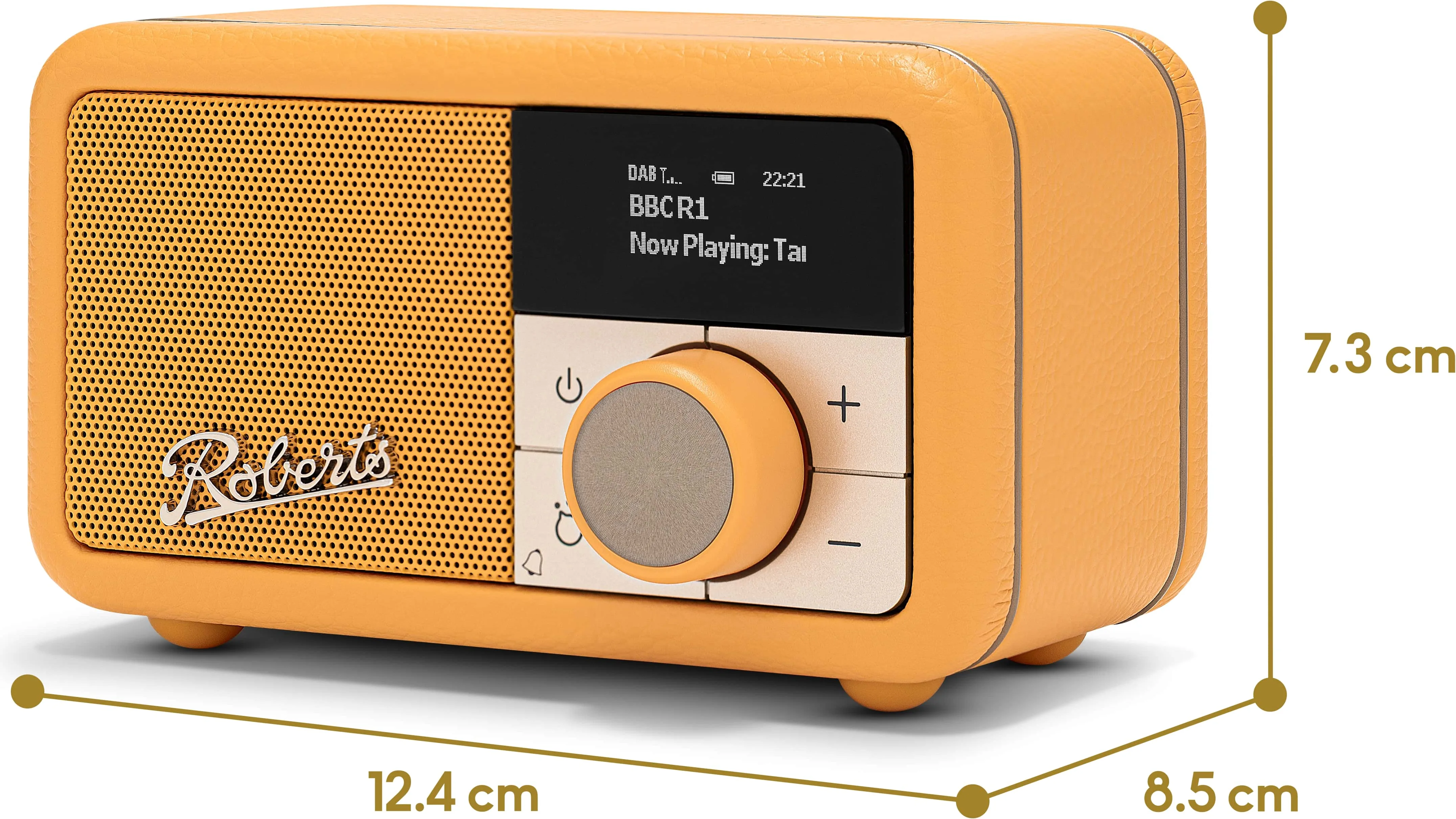 Roberts Revival Petite 2 Jaune Enceintes Bluetooth portables