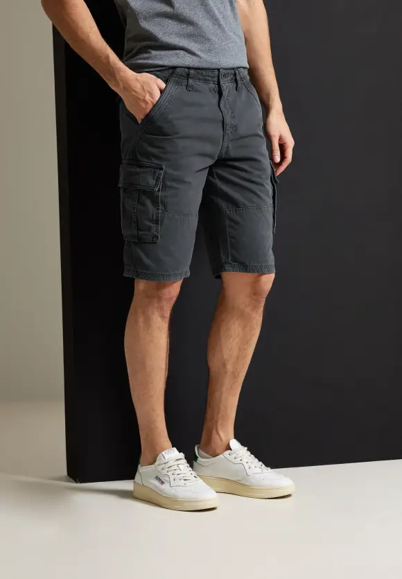 Regular Fit Cargoshorts - grey olive