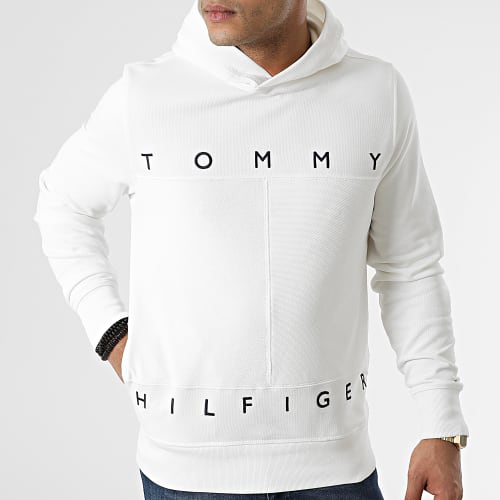 Sweat Capuche Mono Design 2153 Blanc