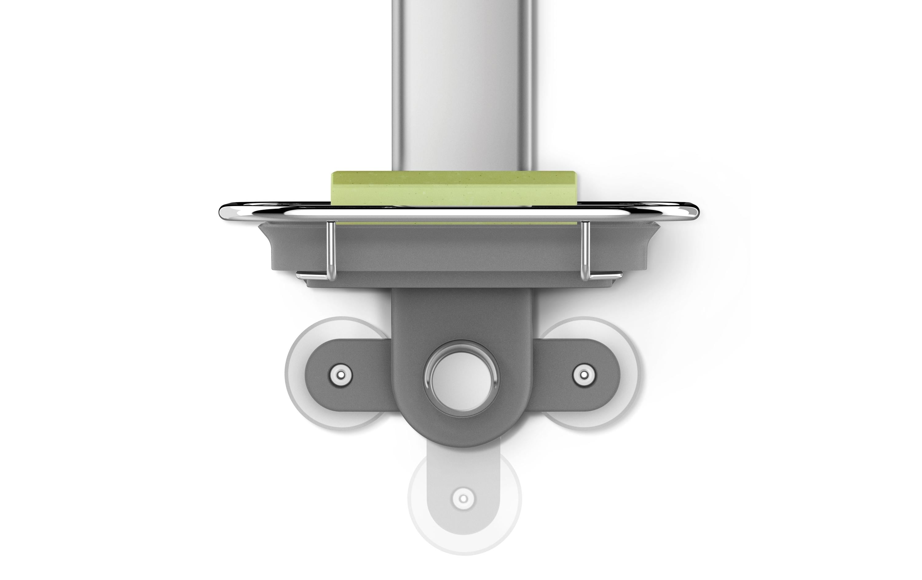 Duschmittelhalter Caddy Silber<br>Einstellbarer Duschcaddy
