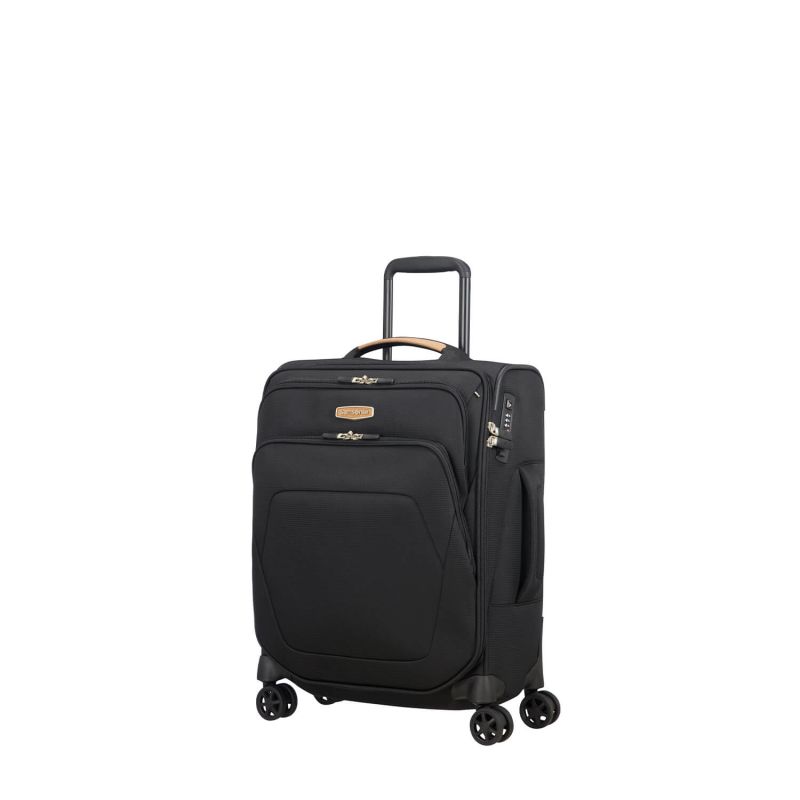 Valise cabine souple Spark SNG Eco Spinner 55 cm Black