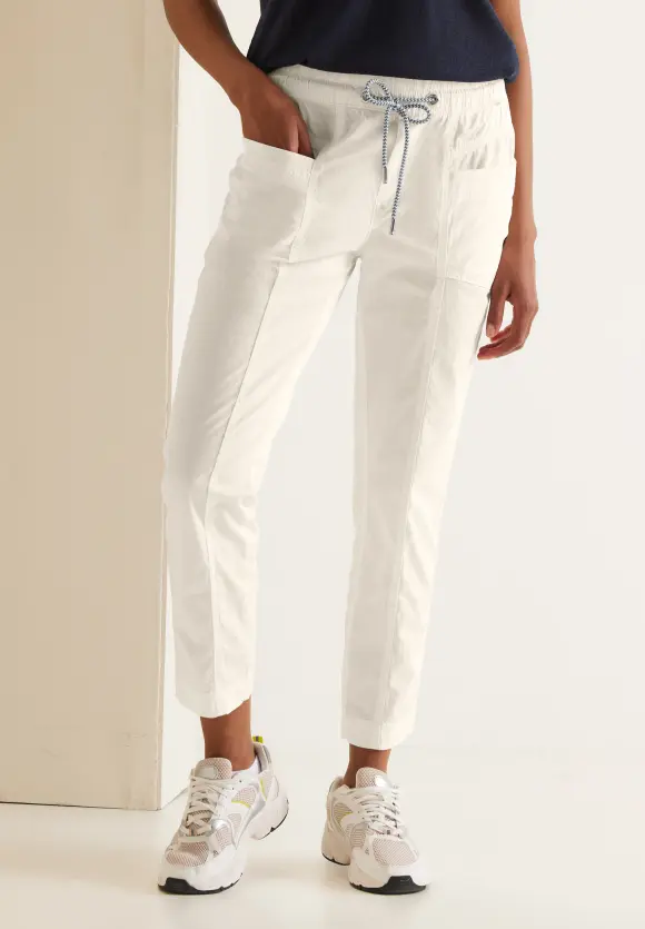 Loose Fit Hose - off white