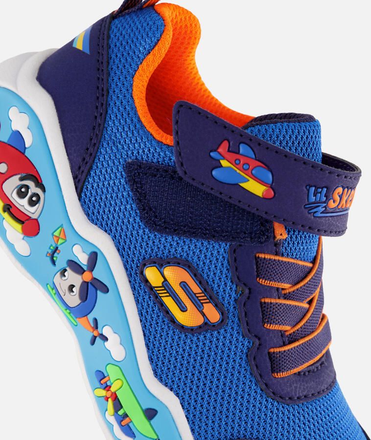 Skechers Play Scene Babyschoenen Blauw Plastic