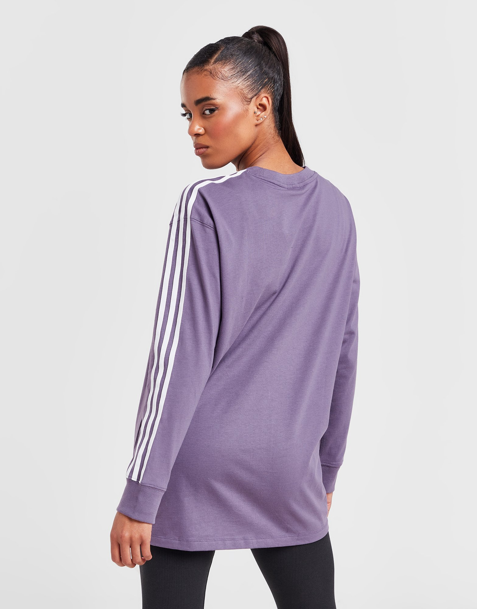 adidas Originals T-shirt Manches Longues Boyfriend Femme