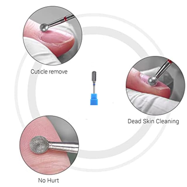 2,35 mm borebag til elektrisk manicure pedicure neglemaskine