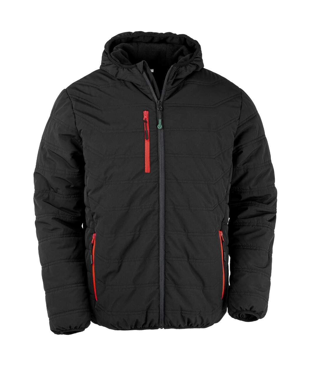 Result Genuine Recycled Veste matelassée Compass pour hommes (Noir/Rouge) - UTPC4629