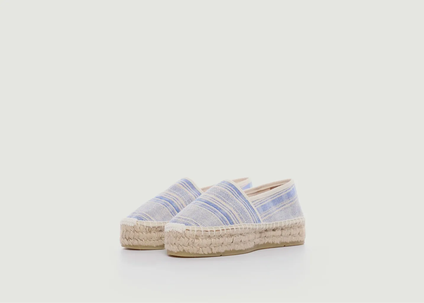 Espadrille Aduna en coton biologique et lin pare gabia