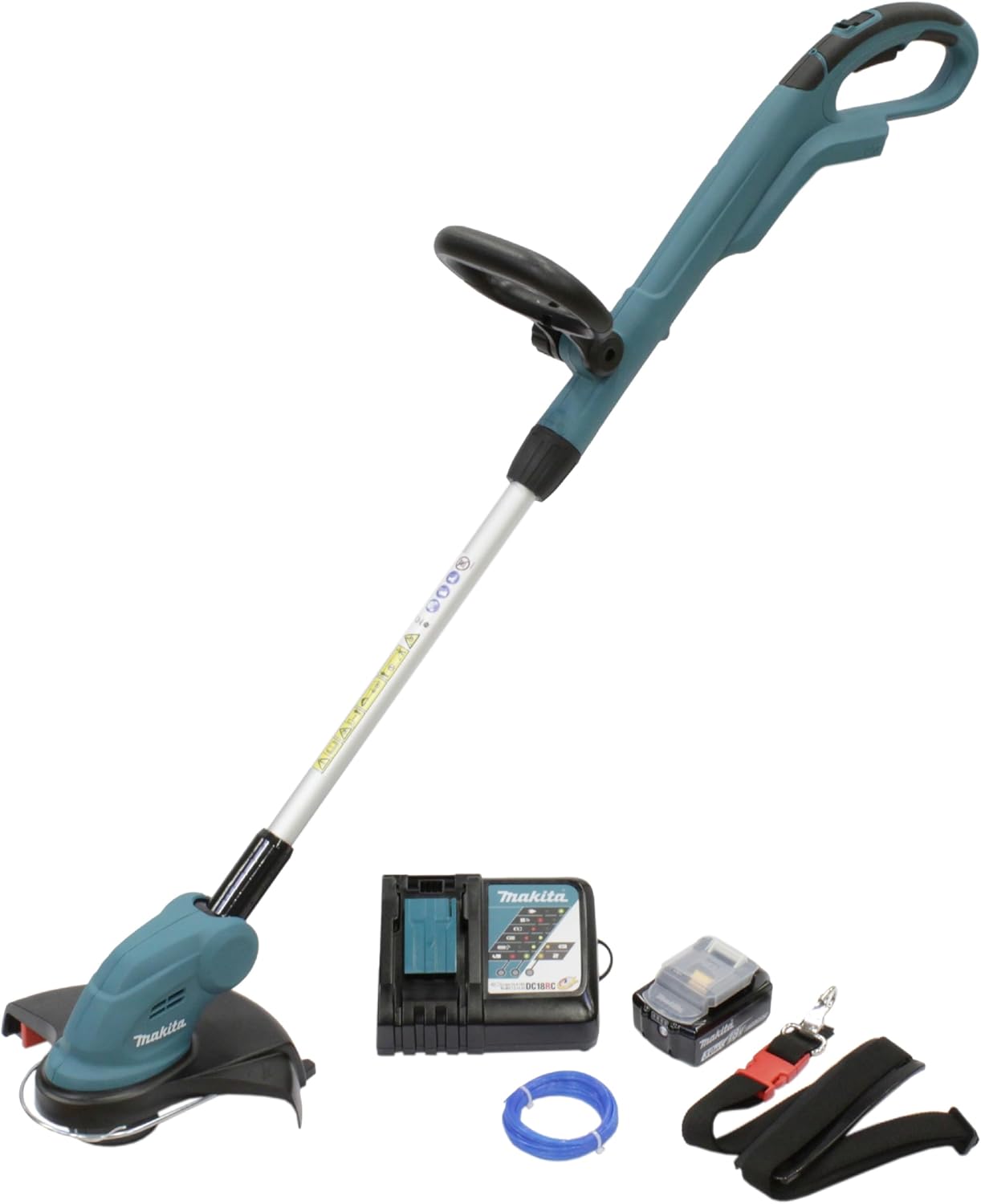 Makita DUR181RF Akku-Rasentrimmer 18V / 3,0 Ah, 1 Akku + Ladegerät