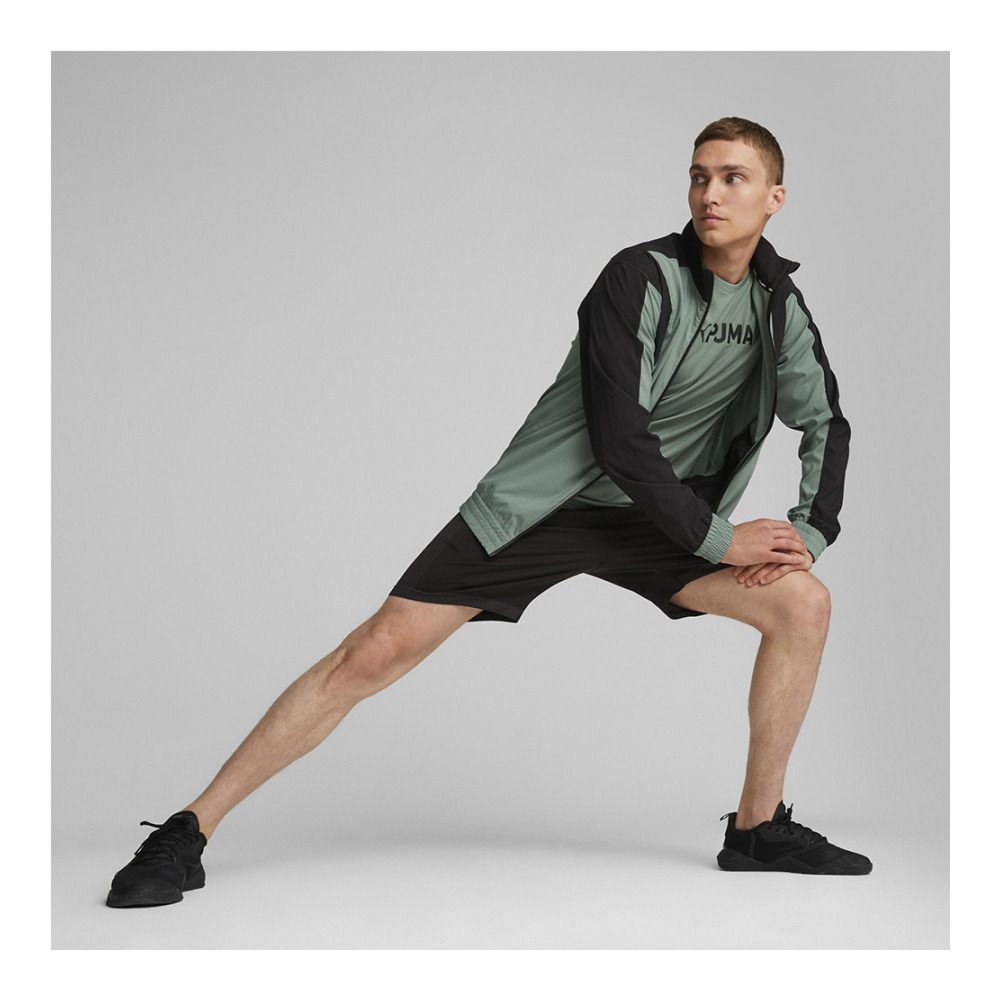 Puma FD PFIT FZ WV - Veste Homme eucalyptus/puma black
