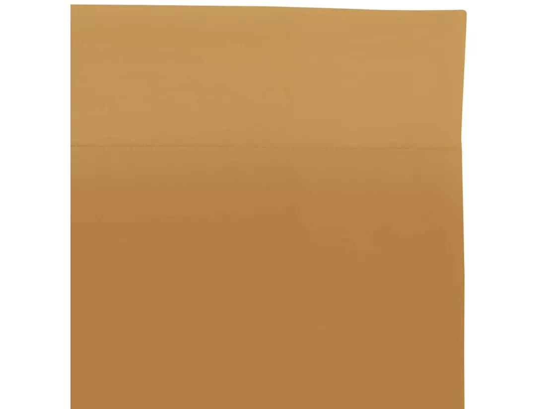 Drap plat curry 100% coton biologique 240x310 cm