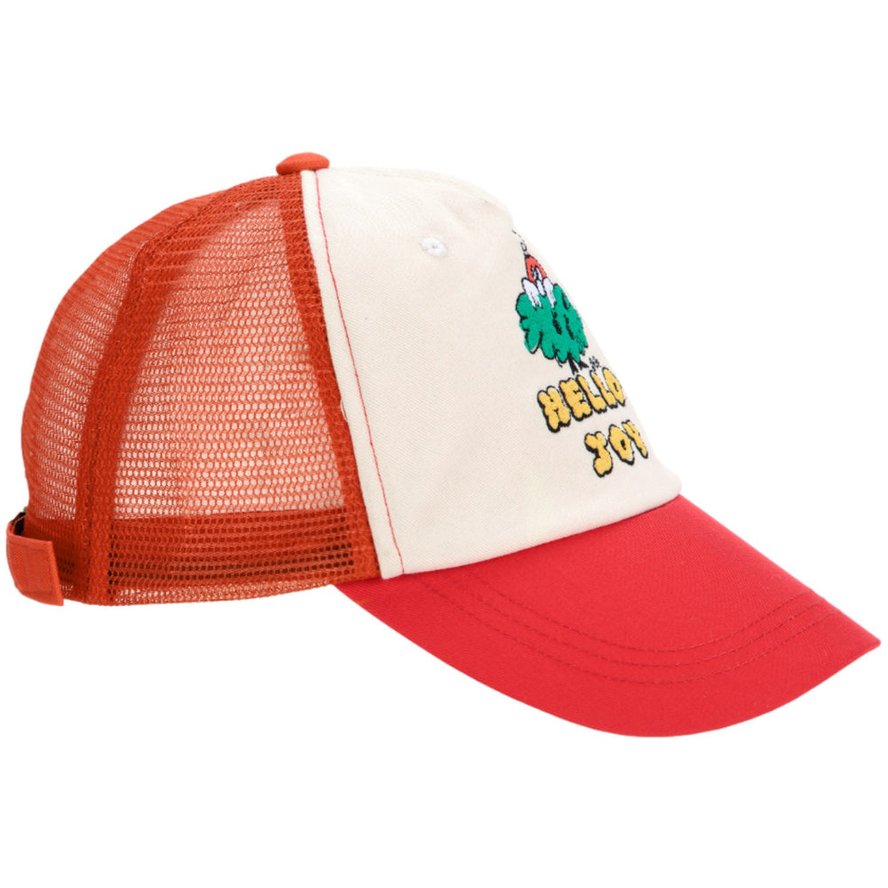 Køb Bobo Choses Red Hello Joy Mesh Kasket