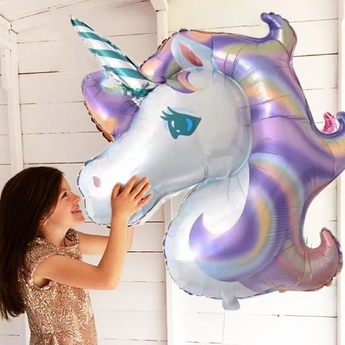Wewoo 88 * 108 cm Géant Arc-En-Unicorn