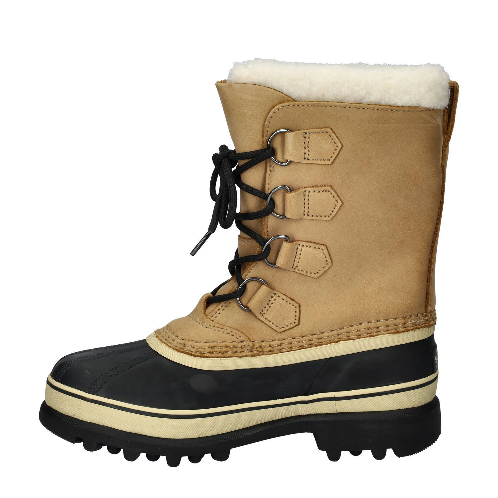 Sorel Caribou  leren snowboots cognac