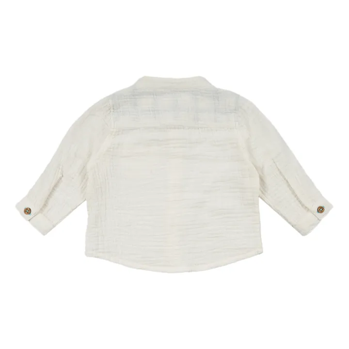 Louise Misha Chemise Amod Gaze de Coton | Ecru