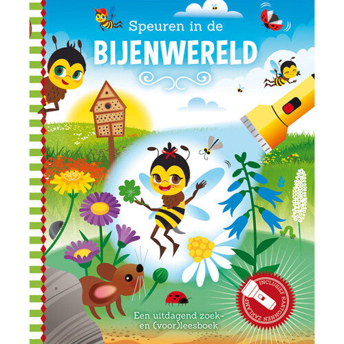 Lantaarn publishers lees- en zoekboek speuren in de bijenwereld