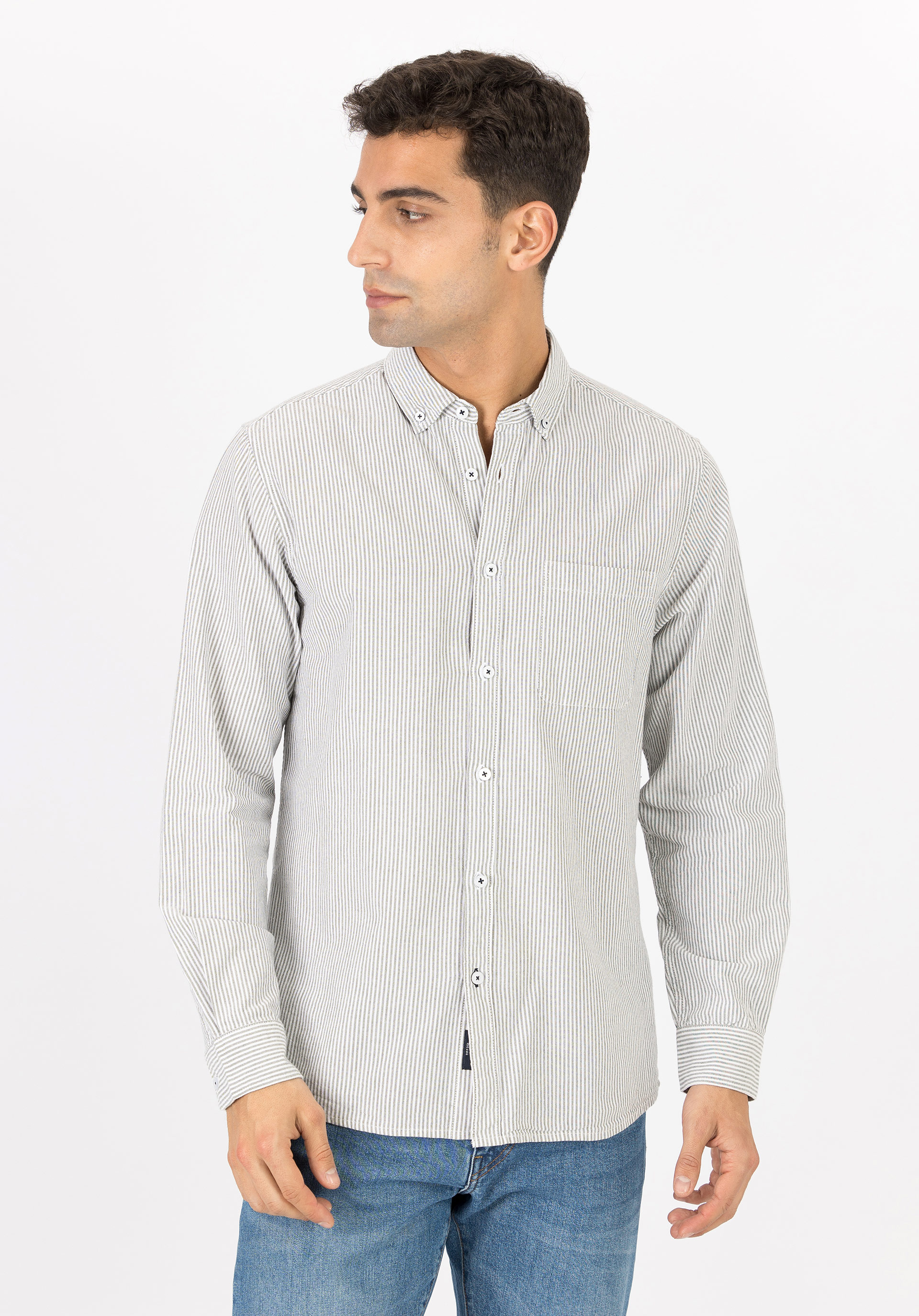 Camisa Manga Comprida Regular Fit Verde