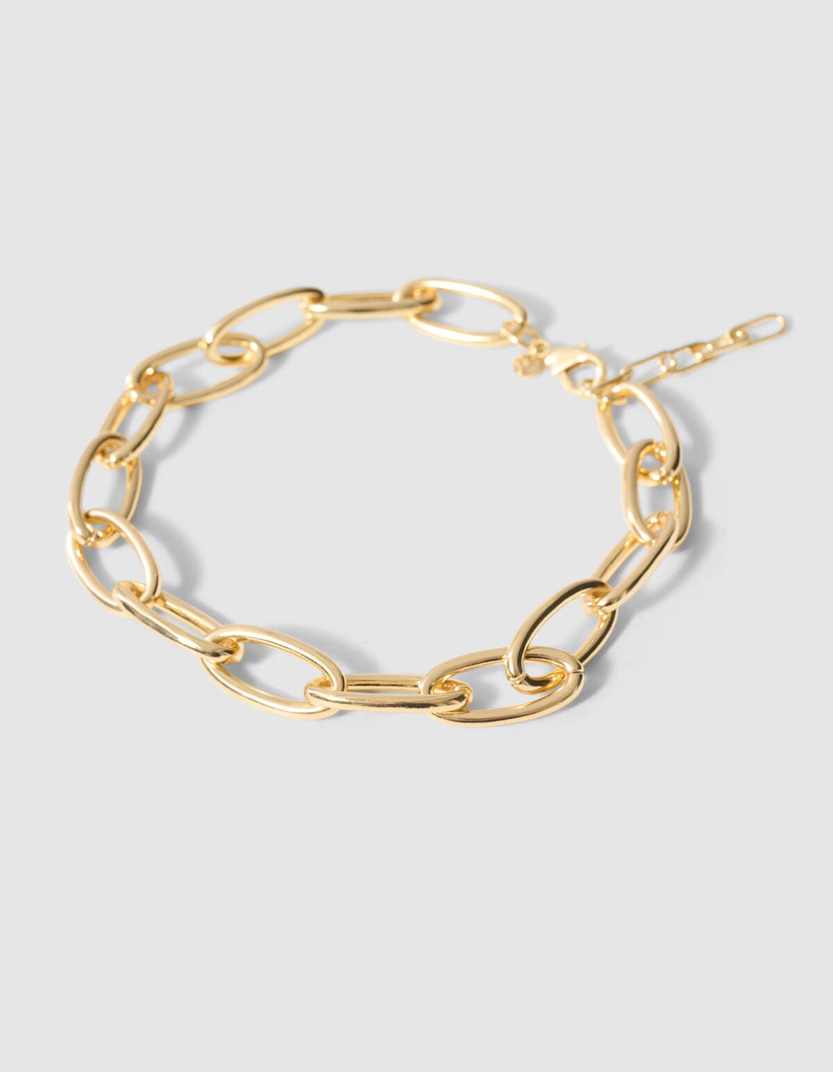 Oval Chain Ketting Goud