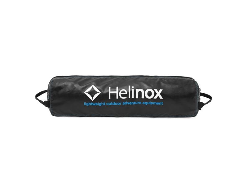 HELINOX Campingtisch One Hard Top Black/Cyan Blue, Large Leichter, zusammenfaltbarer Campingtisch