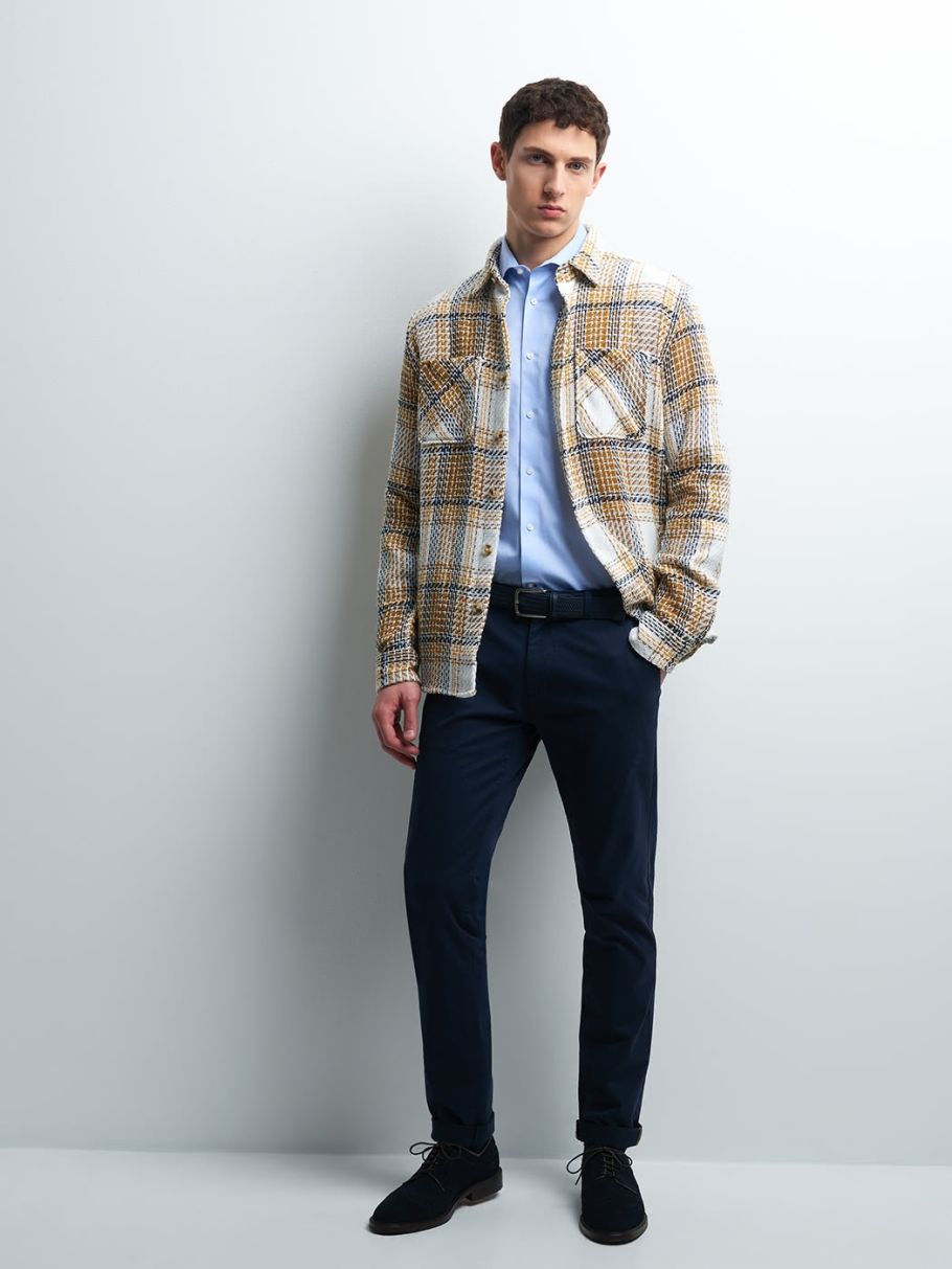 Chemise slim unie