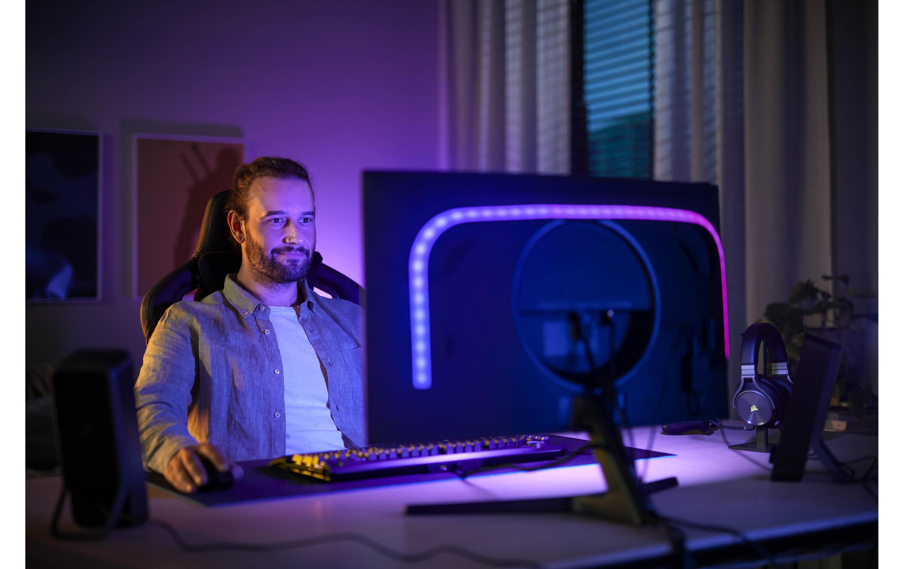 Play Gradient PC Lightstrip 24/27 Zoll<br>Smarte Hintergrundbeleuchtung für Monitore