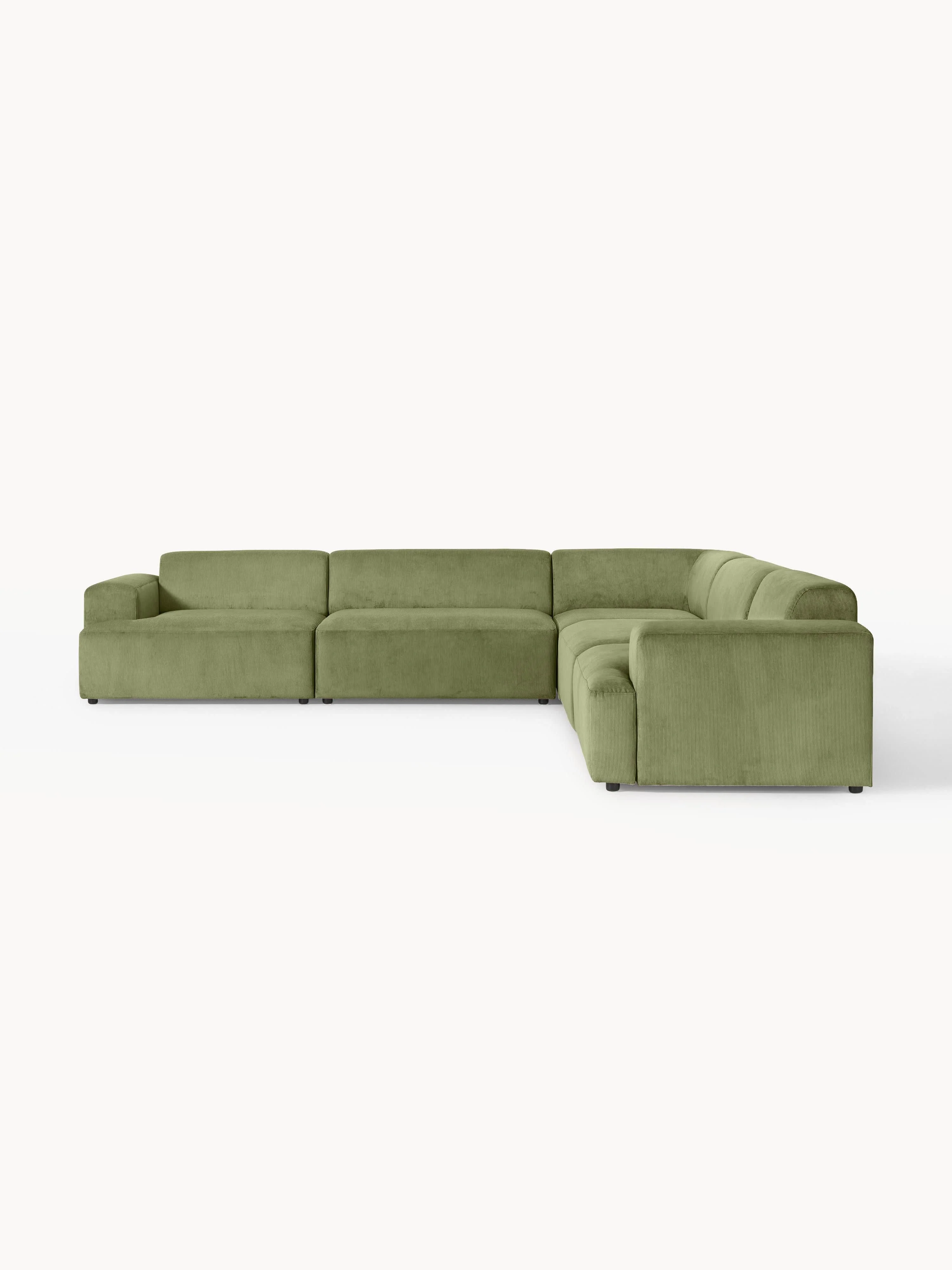 XL hoekbank Melva van corduroy