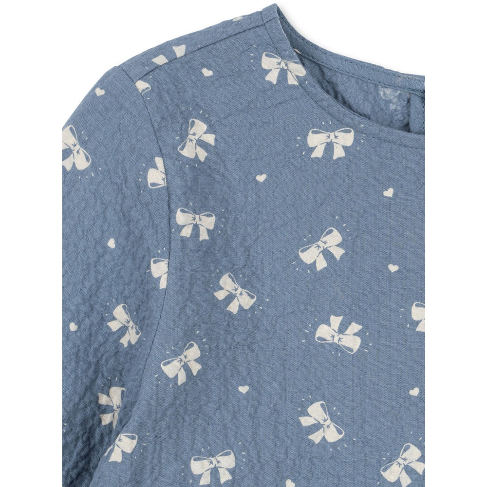 Køb Konges Sløjd Boucle Blue Vida Kjole GOTS