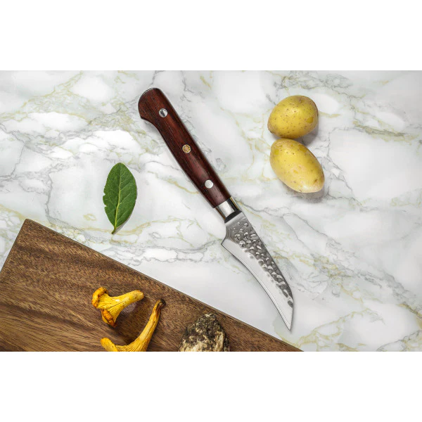 Couteau Fukito Rosewood Damas modèle bec d'oiseau 9cm Fukito