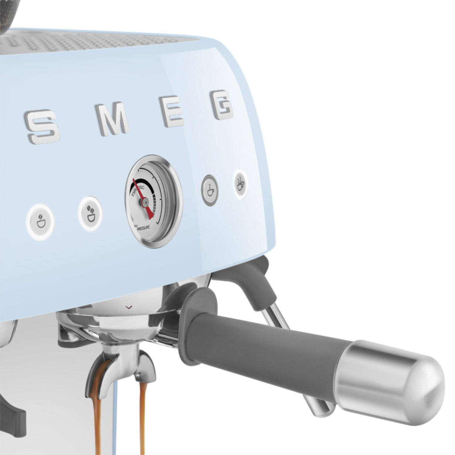 Smeg Espressomaschine EGF03PBEU Pastellblau