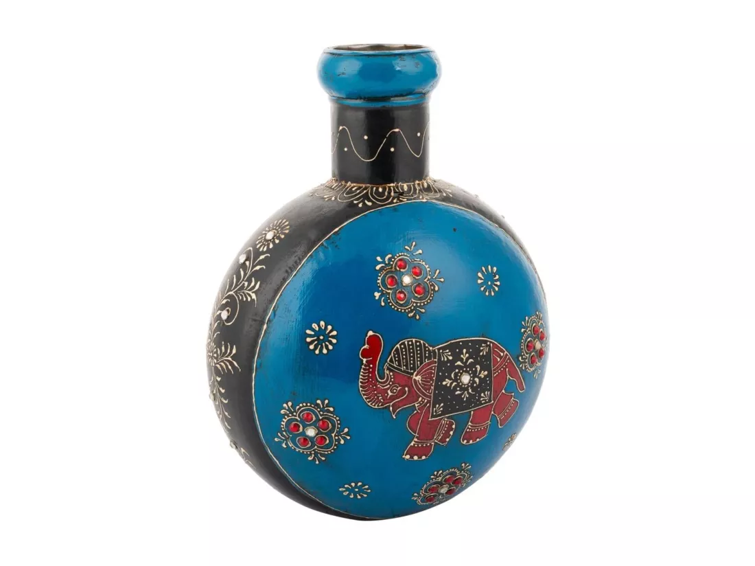 Vase en métal 23x17x29h
