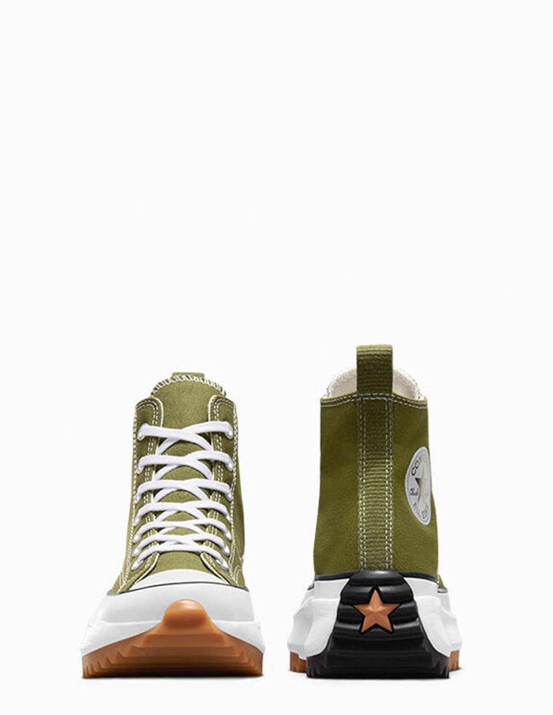 converse Sneakers Femme Run Star Hike Hi Grassy/White/Black