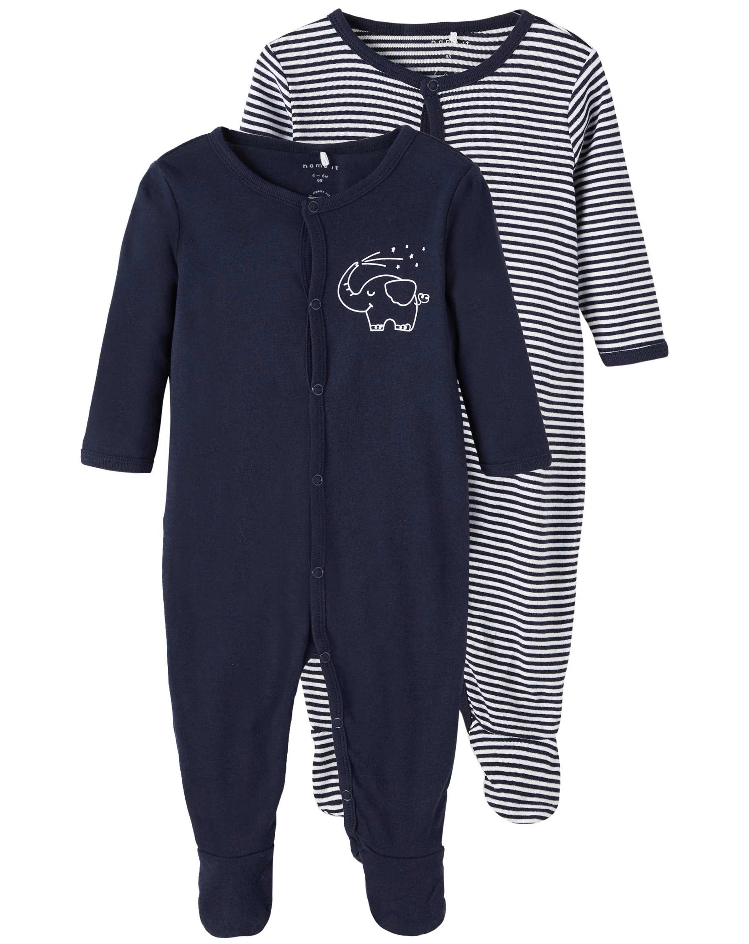 Schlafstrampler NBNNIGHTSUIT 2er-Pack in dark sapphire