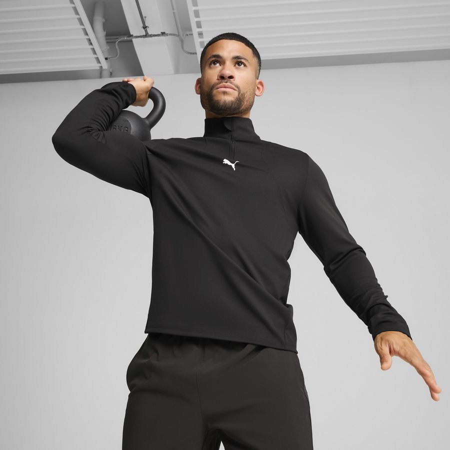 PUMA CLOUDSPUN Maillot d'Entraînement Fermeture Éclair 1/4 - Noir