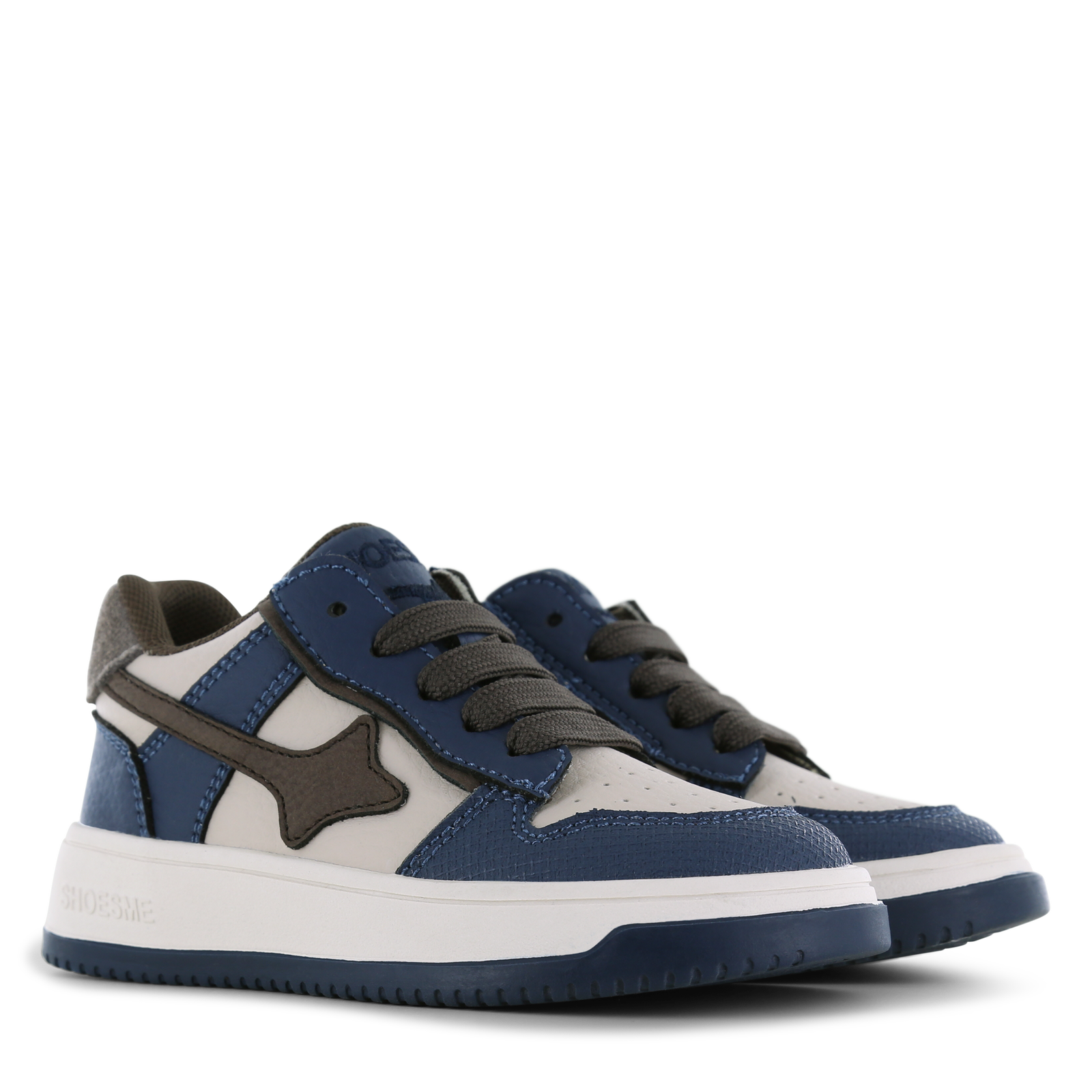 Shoesme blau und braun Sneaker