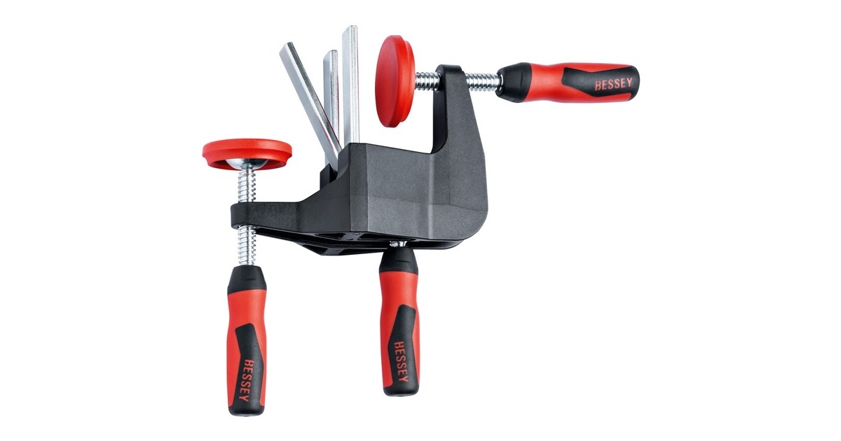 BESSEYKozijnuitlijnklem TFM-2K lijmklem  (Zwart/rood)