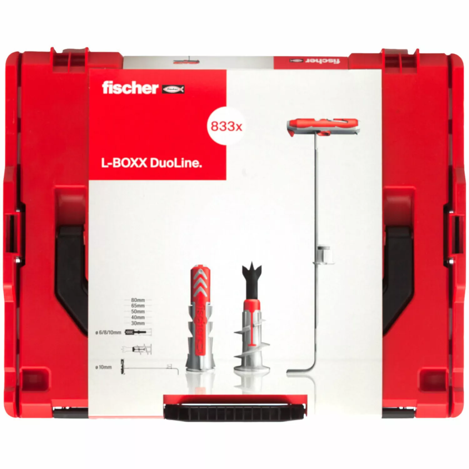 Fischer DuoLine L-BOXX 102 833-delige pluggenset in L-Boxx