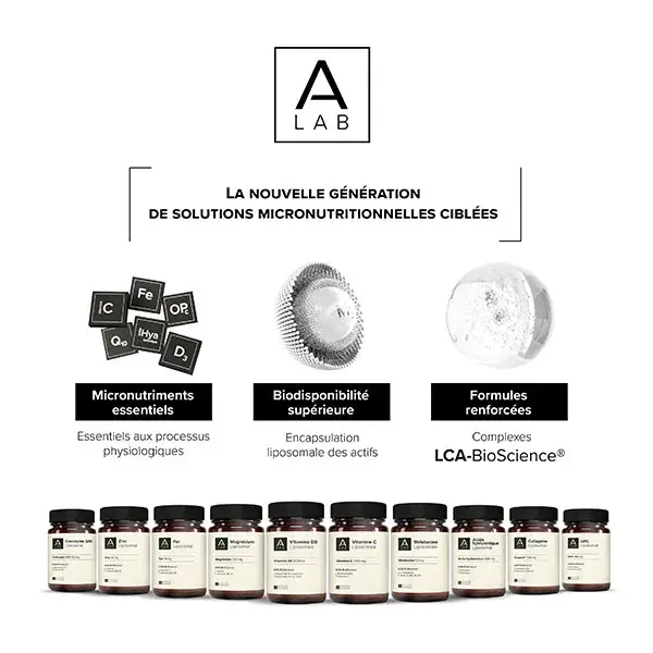 A-Lab Zinco Lipossomal 15 mg - Imunidade, Pele, Cabelo, Visão, Acne - 60 cápsulas