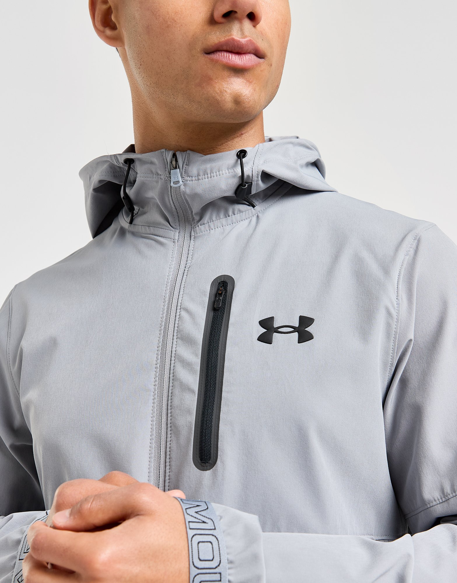 Under Armour Sweat à capuche Vanish Woven Zippé Homme