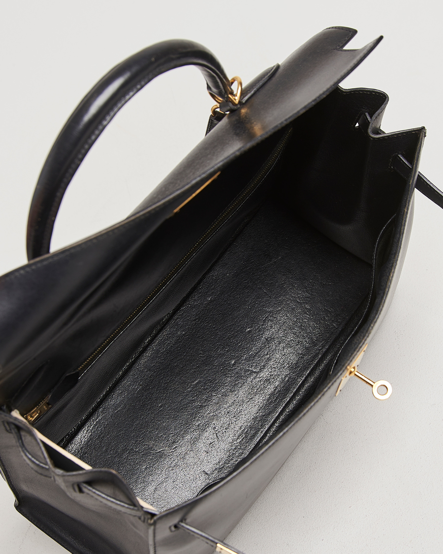 Hermès Pre-Owned Kelly 35 Handbag Black