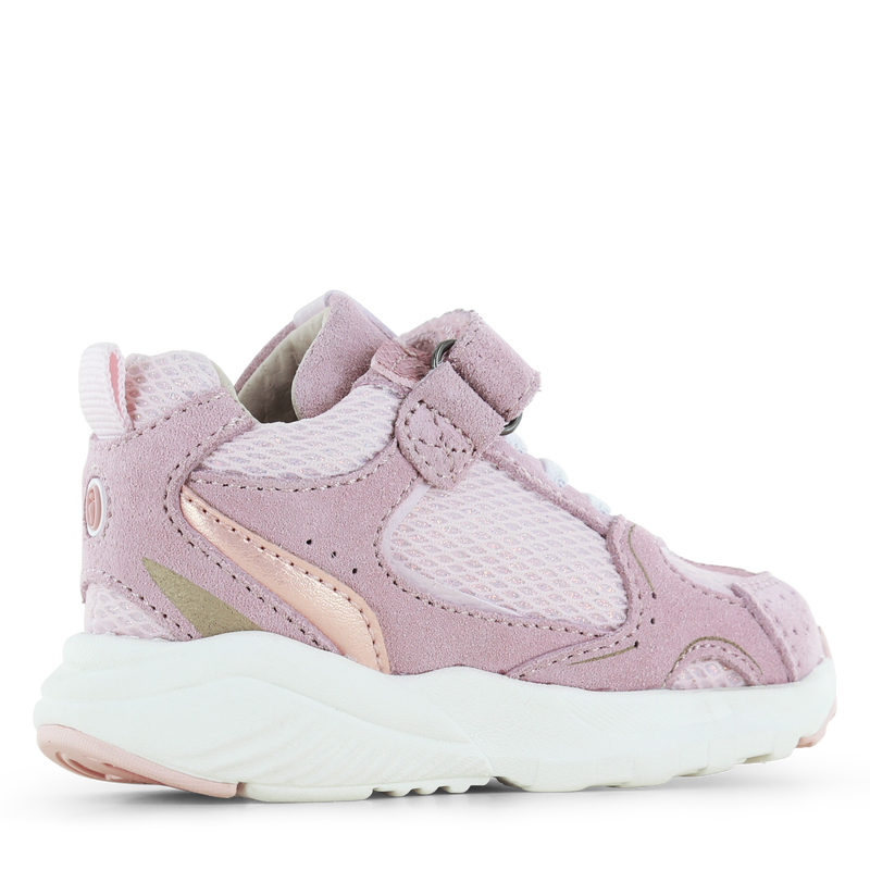 Shoesme roze sneakertje Mesh, Suède | Meisjes schoenen