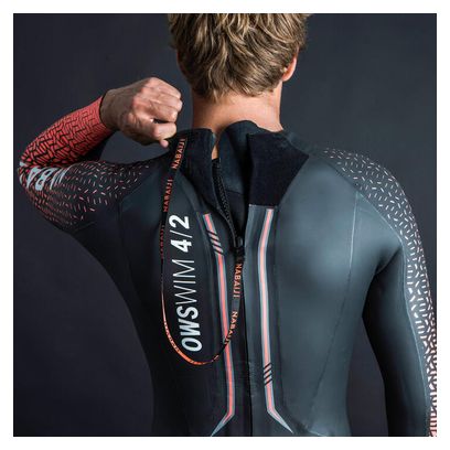 Combinaison de Natation Nabaji Néoprène OWS 900 Noir / Rouge