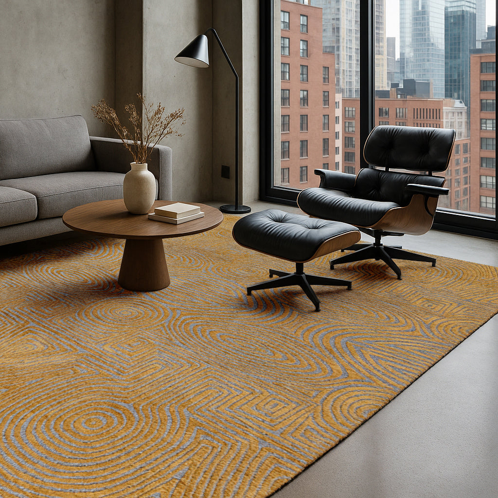 Lola & Moi Tabasco Vloerkleed - Gold Stone  - 170 x 240 cm