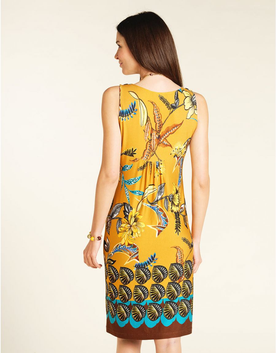 Robe bretelle imprimée