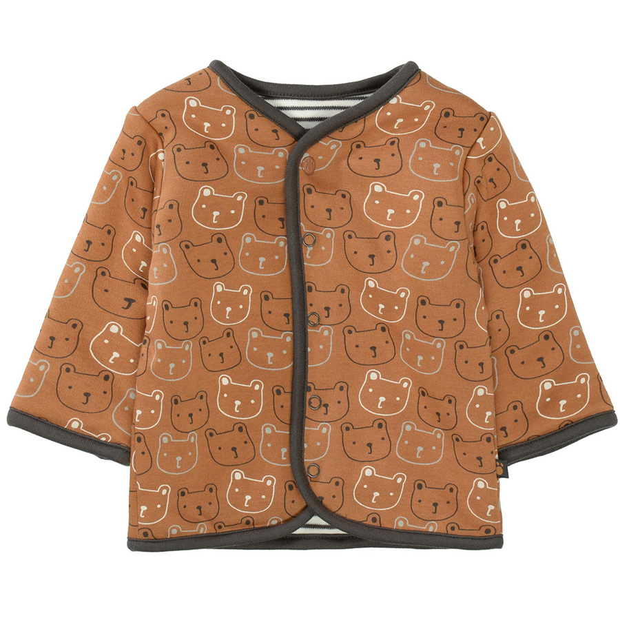STACCATO Wendejacke wattiert camel gemustert