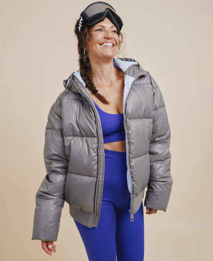 Cartel Copenhagen Polar Puffer Short - Slate Grå