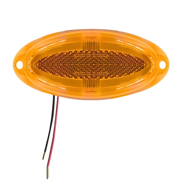 Feu gabarit latéral à led orange 123X45x19mm