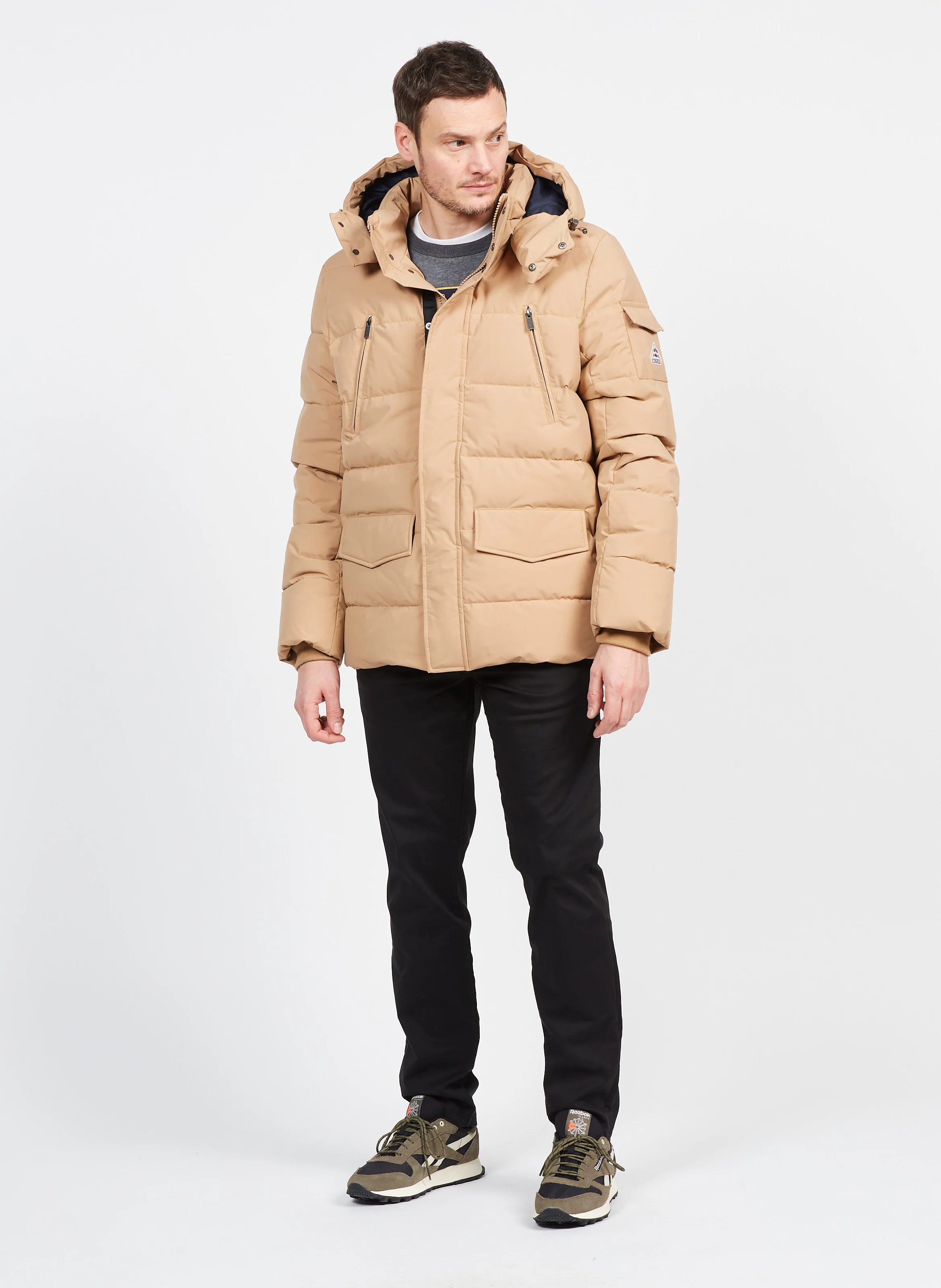 GRADE - Doudoune à capuche matelassée| Beige