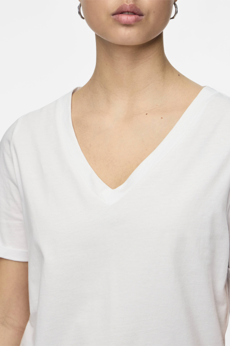 Pieces witte dames t-shirt