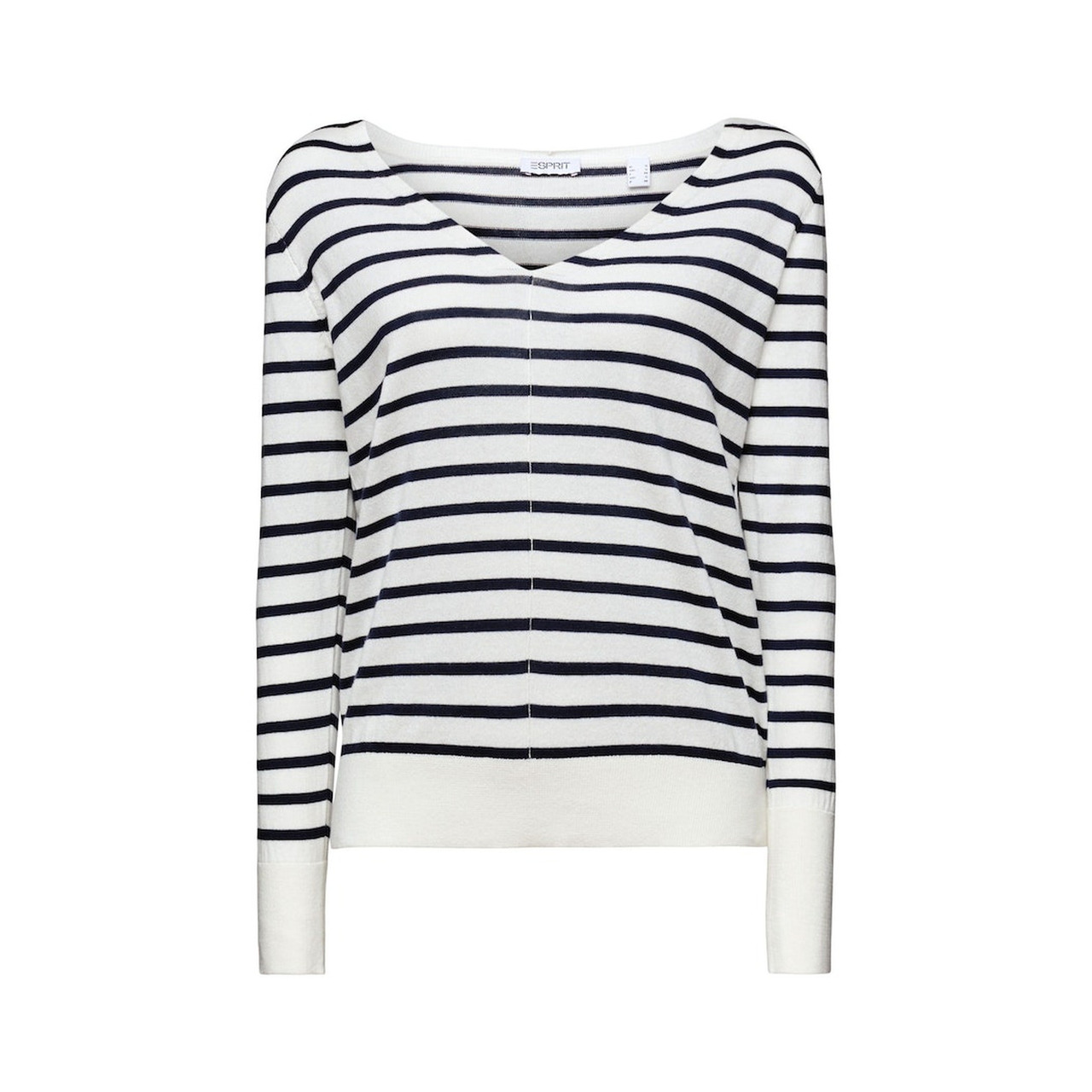 ESPRIT Co vneck stripe