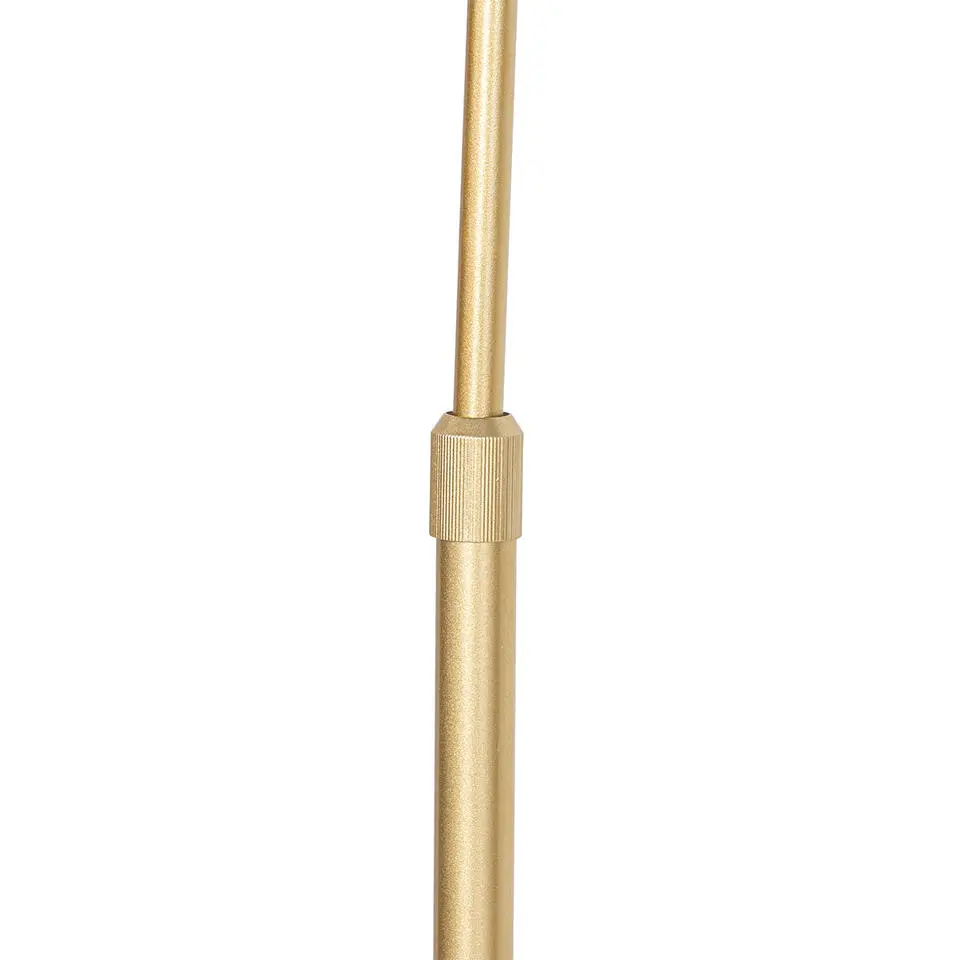 Qazqa booglampen arc goudkleurig e27