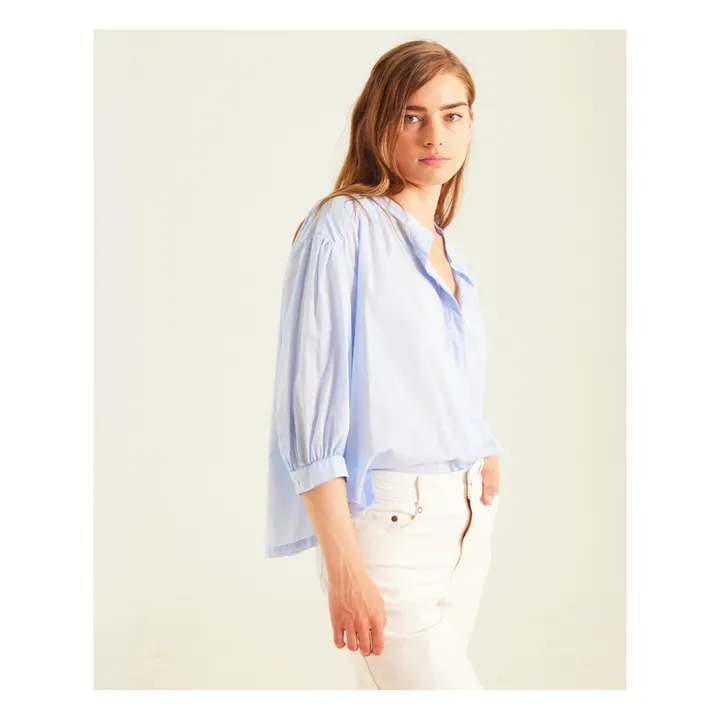 Sacrécoeur Blouse Carla | Bleu ciel